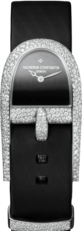 Vacheron Constantin,Heures Créatives 23.99x40.74mm,23.99x40.74mm,White Gold,Black,Handwound,40hours,In-house Caliber,37560,37560/000G-B028