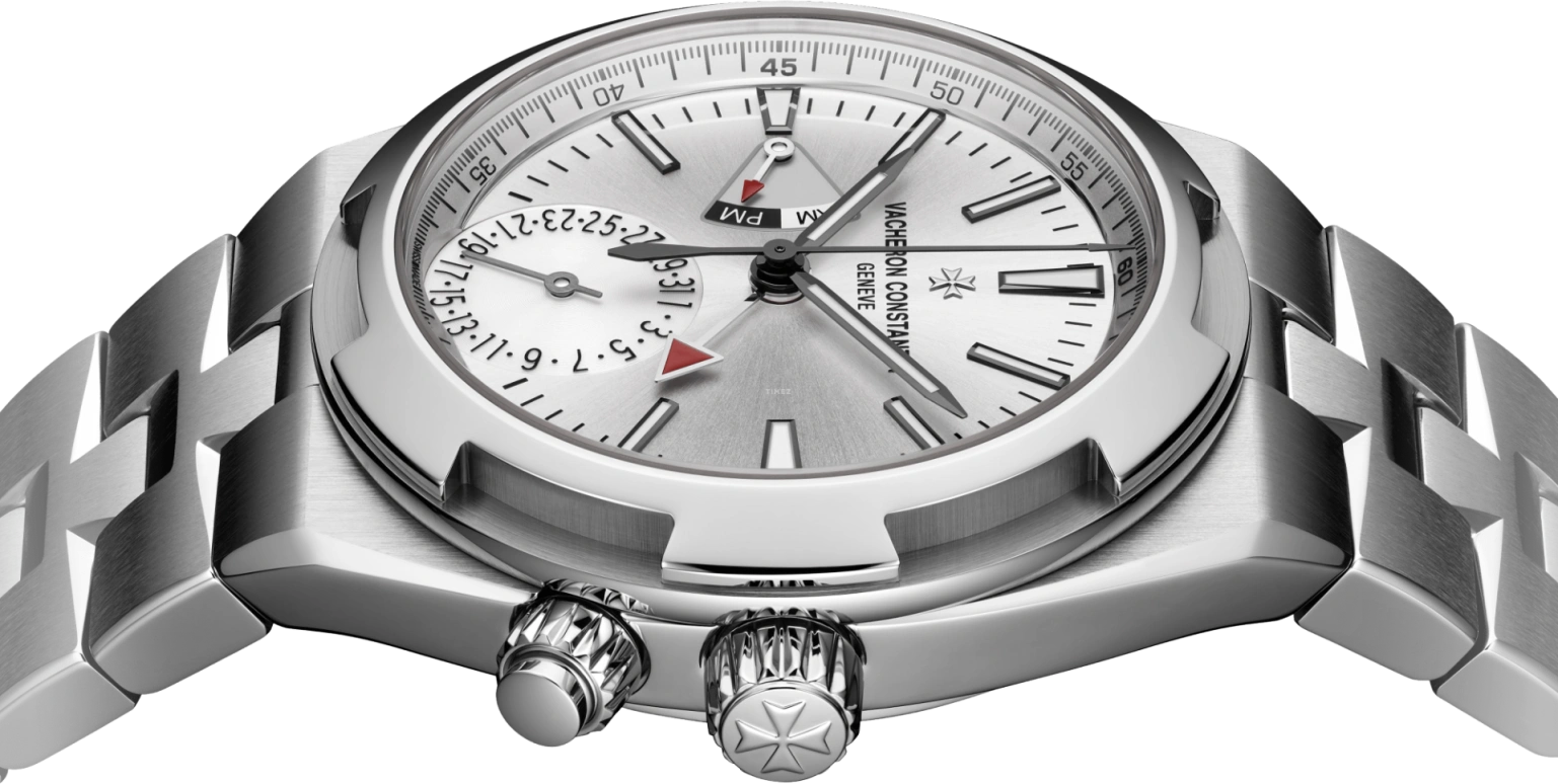 Vacheron Constantin,Overseas 41mm,41mm,Stainless Steel,Silver,Automatic,Day,Dule Time,Day / Night Indication,7900V,7900V/110A-B333