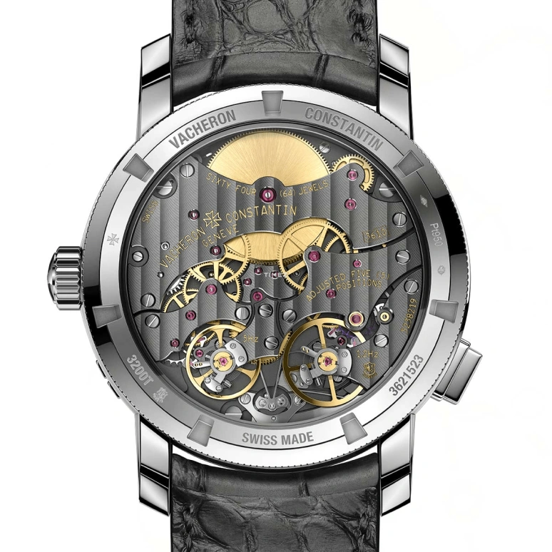 Vacheron Constantin,Traditionnelle 42mm,42mm,Platinum,Brown,Handwound,Perpetual Calendar,Leap Year,Month,Day,60hours,In-house Caliber,3200T,3200T/000P-B578