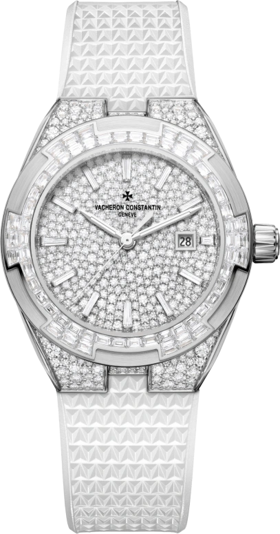Vacheron Constantin,Overseas 35mm,35mm,White Gold,Silver,Automatic,Day,Anti-magnetic,4617V,4617V/215G-H039