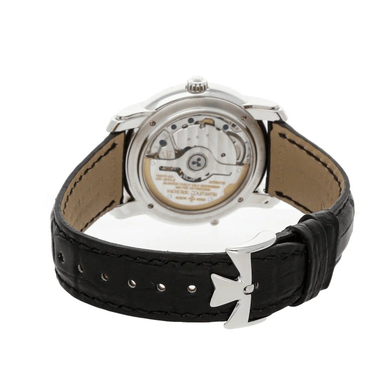Vacheron Constantin,Patrimony 38mm,38mm,White Gold,Black,Automatic,Date,Day,Retrograde,47245,47245/000P-8789