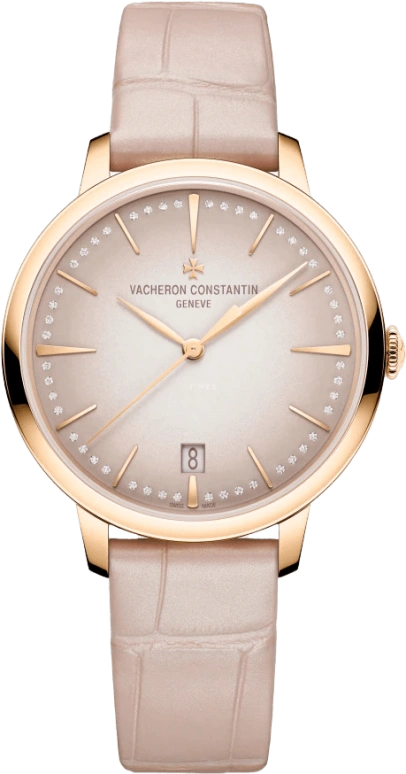 Vacheron Constantin,Patrimony 36.50mm,36.50mm,Rose Gold,Pink,Automatic,Date,40hours,4110U,4110U/000R-B905