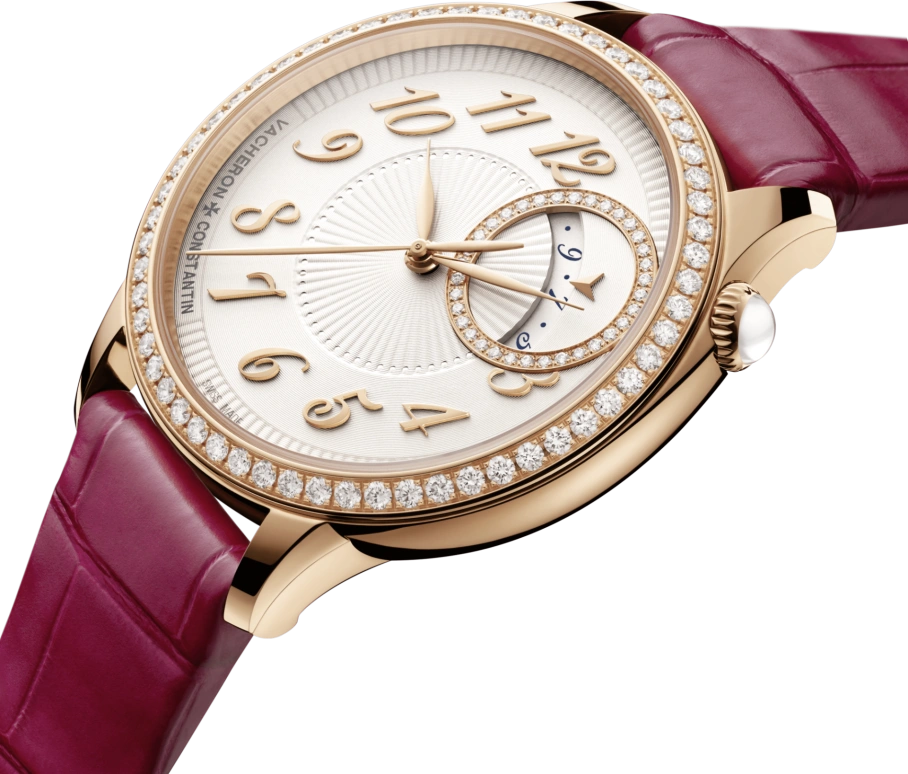 Vacheron Constantin,Égérie 35mm,35mm,Pink Gold,Silver,Automatic,Day,40hours,4605F,4605F/000R-B496