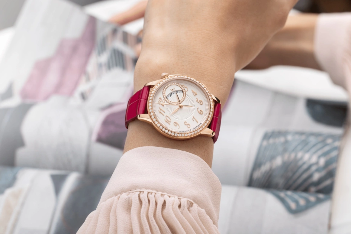 Vacheron Constantin,Égérie 35mm,35mm,Pink Gold,Silver,Automatic,Day,40hours,4605F,4605F/000R-B496