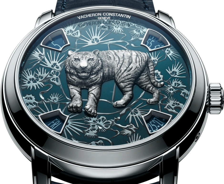 Vacheron Constantin,Métiers d'Art 40mm,40mm,Platinum,Blue,Automatic,Date,Day,Jumping Minutes,Jumping Hours,40hours,In-house Caliber,86073,86073/000P-B900