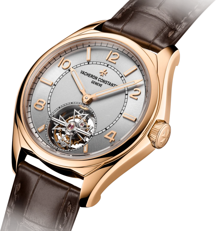 Vacheron Constantin,FiftySix 41mm,41mm,Pink Gold,Silver,Automatic,Tourbillon Escapement,80hours,Kevin De Bruyne,6000E,6000E/000R-B488