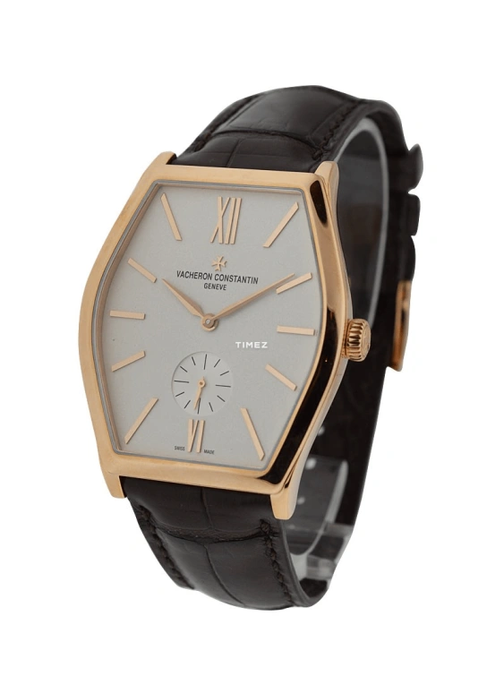 Vacheron Constantin,Malte 36.70x47.60mm,36.70x47.60mm,Rose Gold,Silver White,Handwound,65hours,In-house Caliber,82130,82130/000R-9755
