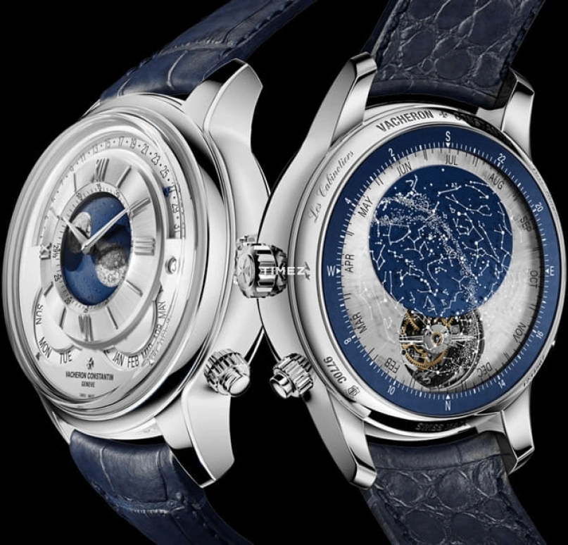 Vacheron Constantin,Artelier Cabinotiers Special Order 46mm,46mm,White Gold,Silver,Handwound,Perpetual Calendar,Leap Year,Month,Date,58hours,In-house Caliber,9770C,9770C/000G-007C