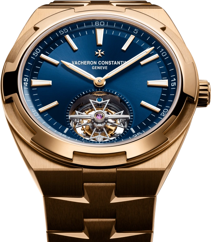 Vacheron Constantin,Overseas 42.50mm,42.50mm,Pink Gold,Blue,Automatic,Tourbillon,80hours,Kyle Kuzma,6000V,6000V/110R-B733