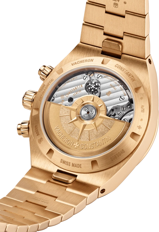 Vacheron Constantin,Overseas 42.50mm,42.50mm,Rose Gold,Pink Gold,Blue,Automatic,Chronograph,Day,5520V,5520V/210R-B952