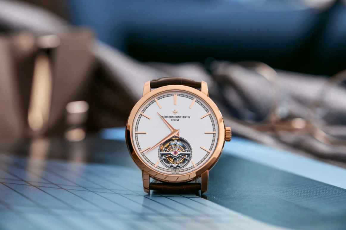 Vacheron Constantin,Traditionnelle 41mm,41mm,Pink Gold,Silver,Automatic,Power Reserve Indicator,Tourbillon Escapement,6000T,6000T/000R-B346