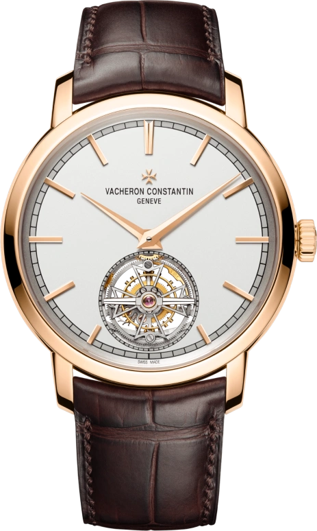 Vacheron Constantin,Traditionnelle 41mm,41mm,Pink Gold,Silver,Automatic,Power Reserve Indicator,Tourbillon Escapement,6000T,6000T/000R-B346