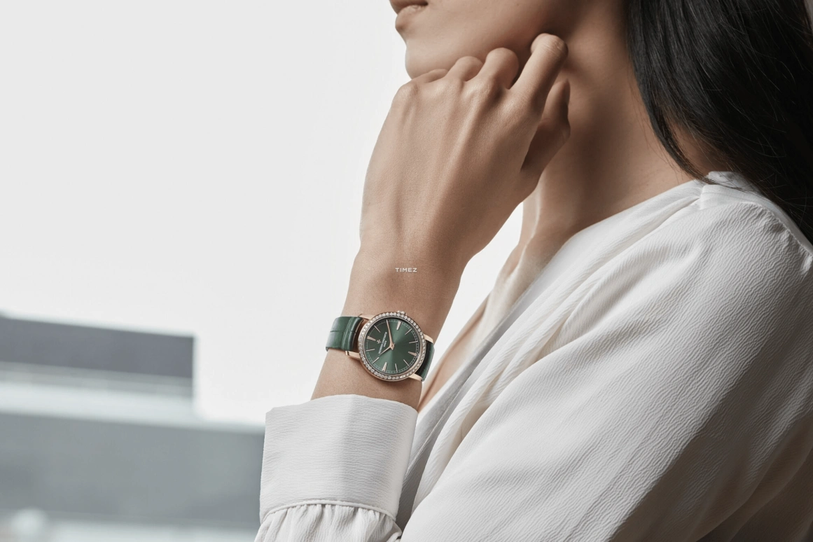 Vacheron Constantin,Traditionnelle 33mm,33mm,Pink Gold,Green,Handwound,Anti-magnetic,40hours,1405T,1405T/000R-H009