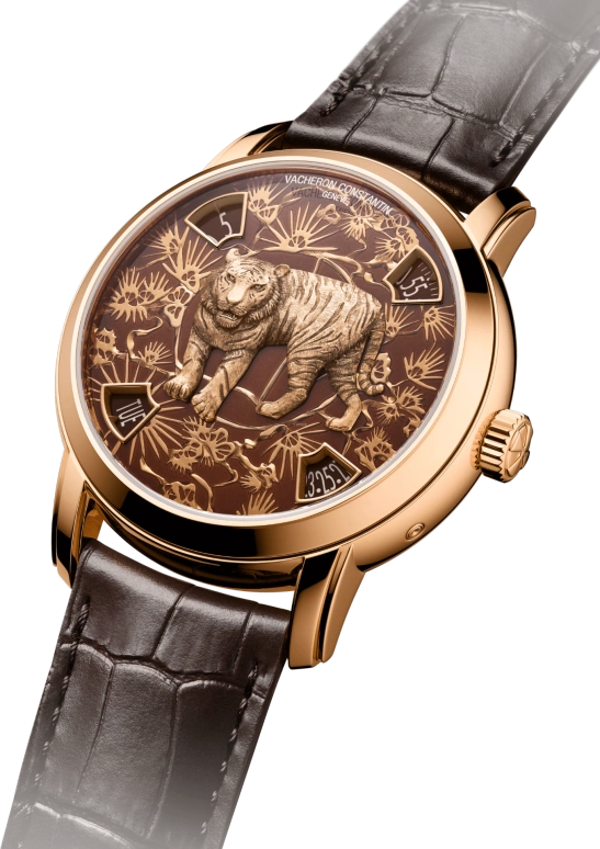 Vacheron Constantin,Métiers d'Art 40mm,40mm,Pink Gold,Brown,Automatic,Date,Day,Jumping Minutes,Jumping Hours,40hours,In-house Caliber,86073,86073/000R-B901