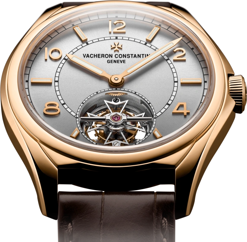 Vacheron Constantin,FiftySix 41mm,41mm,Pink Gold,Silver,Automatic,Tourbillon Escapement,80hours,Kevin De Bruyne,6000E,6000E/000R-B488