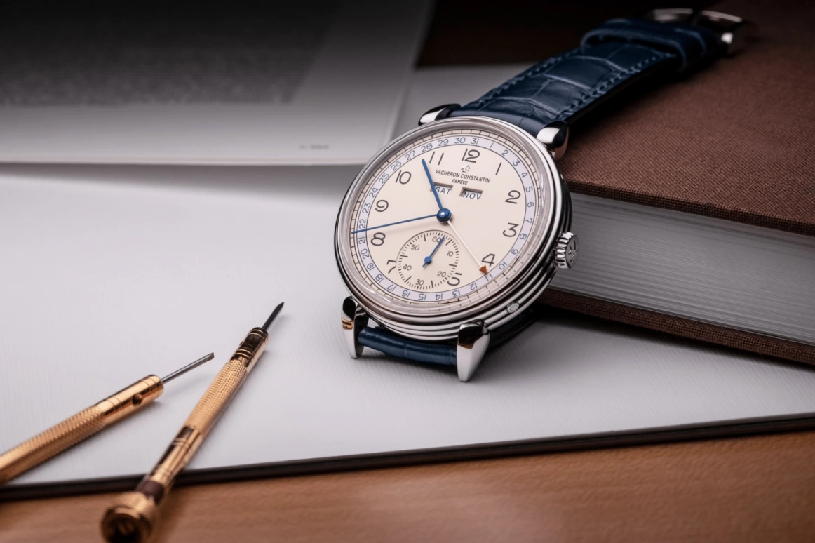 Vacheron Constantin,Historiques 40mm,40mm,Stainless Steel,Silver,Handwound,Month,Date,Day,3110V,3110V/000A-B426