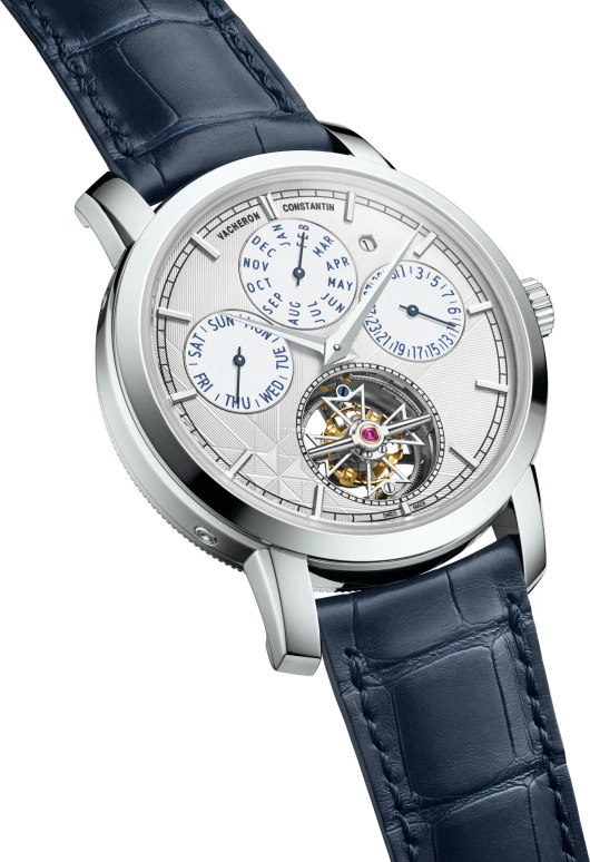Vacheron Constantin,Traditionnelle 42mm,42mm,Platinum,Silver,Automatic,Perpetual Calendar,Leap Year,Month,Date,72hours,In-house Caliber,6300T,6300T/000P-H056
