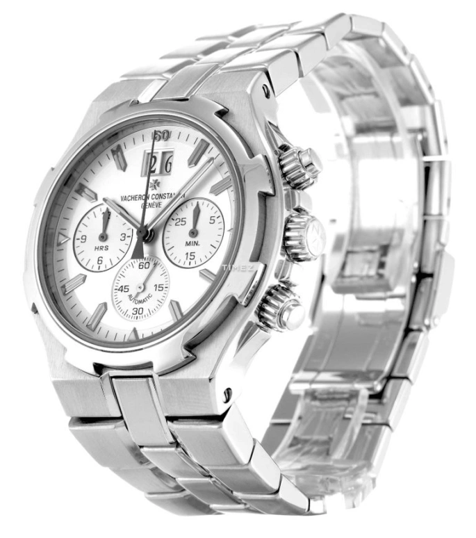 Vacheron Constantin,Overseas 40mm,40mm,Stainless Steel,Silver,Automatic,Chronograph,Day,49140,49140/423A-8790