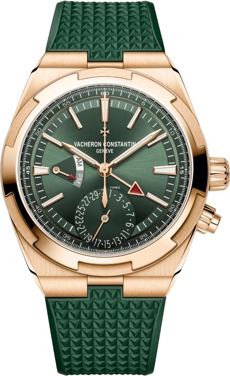 Vacheron Constantin,Overseas 41mm,41mm,Pink Gold,Green,Automatic,Day,Dule Time,Day / Night Indication,7920V,7920V/210R-B965