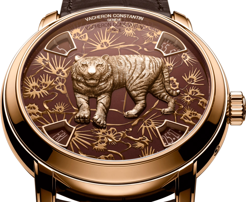 Vacheron Constantin,Métiers d'Art 40mm,40mm,Pink Gold,Brown,Automatic,Date,Day,Jumping Minutes,Jumping Hours,40hours,In-house Caliber,86073,86073/000R-B901