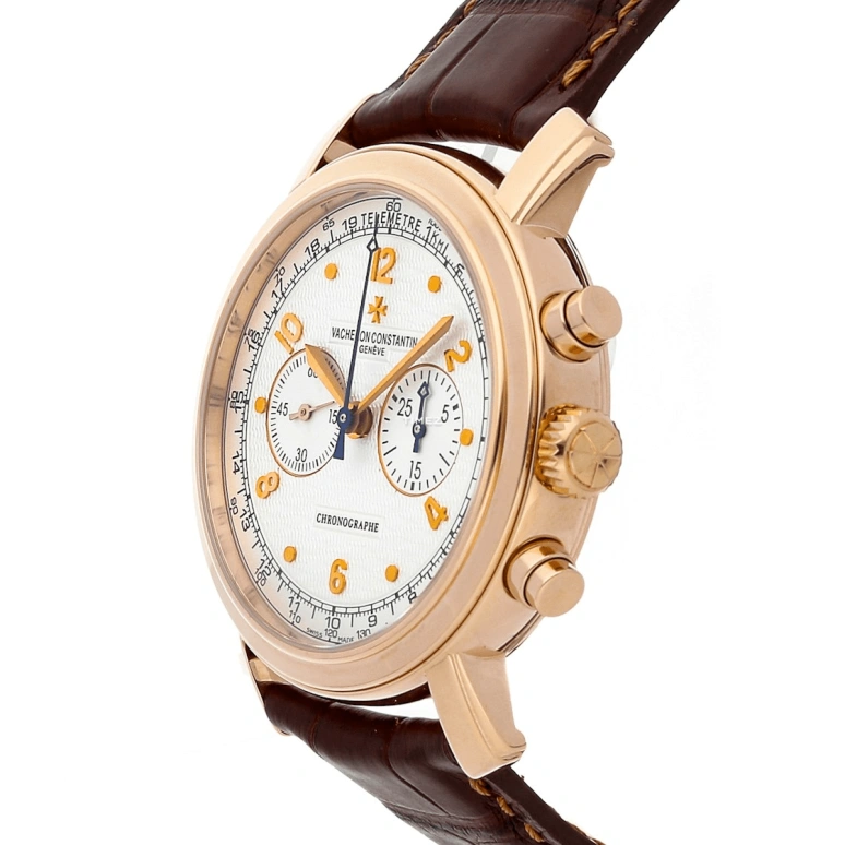 Vacheron Constantin,Malte 41.50mm,41.50mm,Rose Gold,White,Handwound,Chronograph,48hours,47120,47120/000R-9099