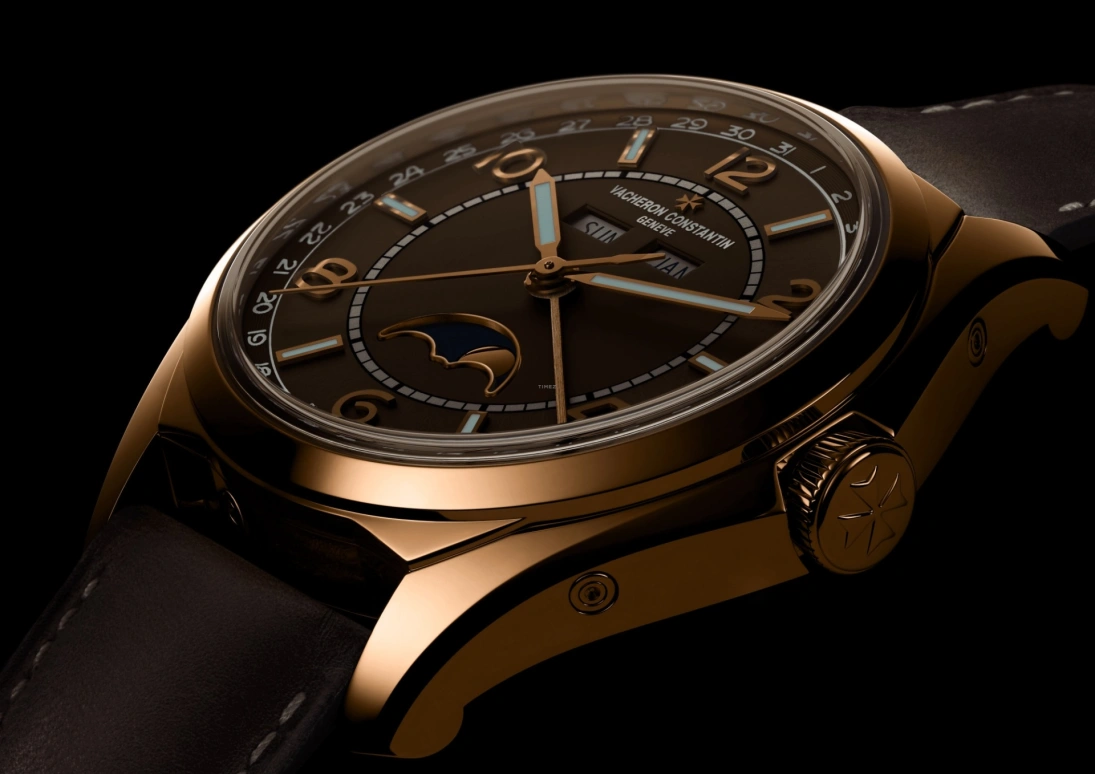 Vacheron Constantin,FiftySix 40mm,40mm,Pink Gold,Brown,Automatic,Moonphase,Month,Date,Day,40hours,In-house Caliber,4000E,4000E/000R-B065