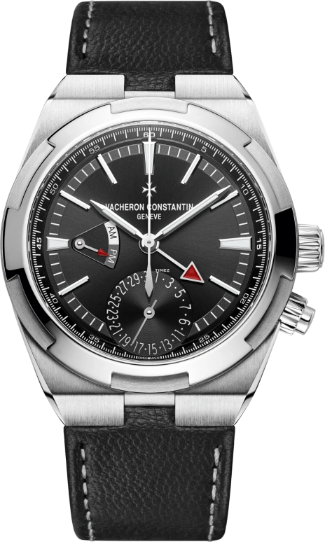 Vacheron Constantin,Overseas 41mm,41mm,Stainless Steel,Black,Automatic,Day,Dule Time,Anti-magnetic,Day / Night Indication,60hours,In-house Caliber,7920V,7920V/210A-B546