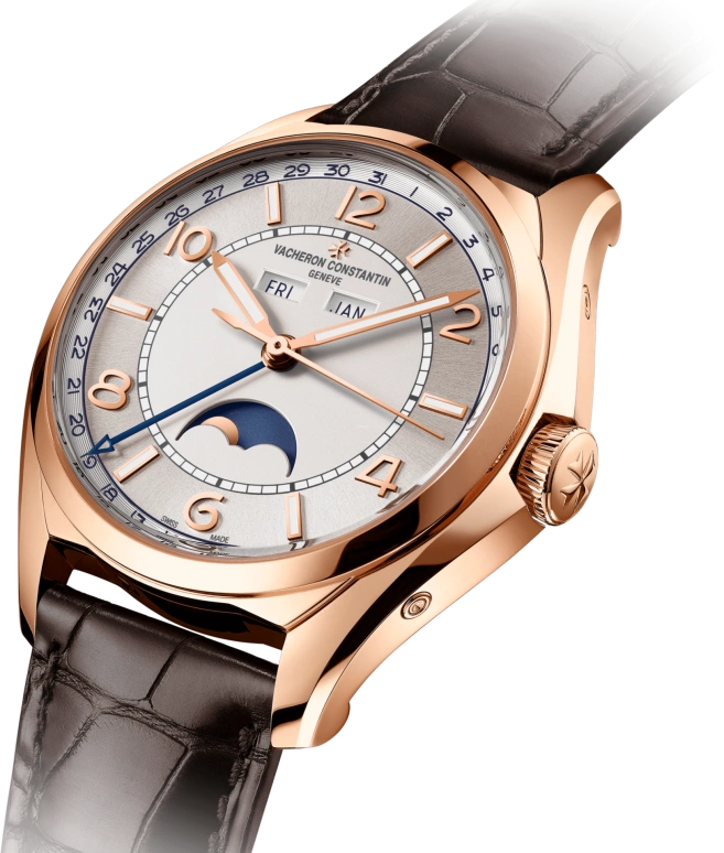 Vacheron Constantin,FiftySix 40mm,40mm,Pink Gold,Silver,Automatic,Moonphase,Month,Date,Day,40hours,In-house Caliber,4000E,4000E/000R-B438