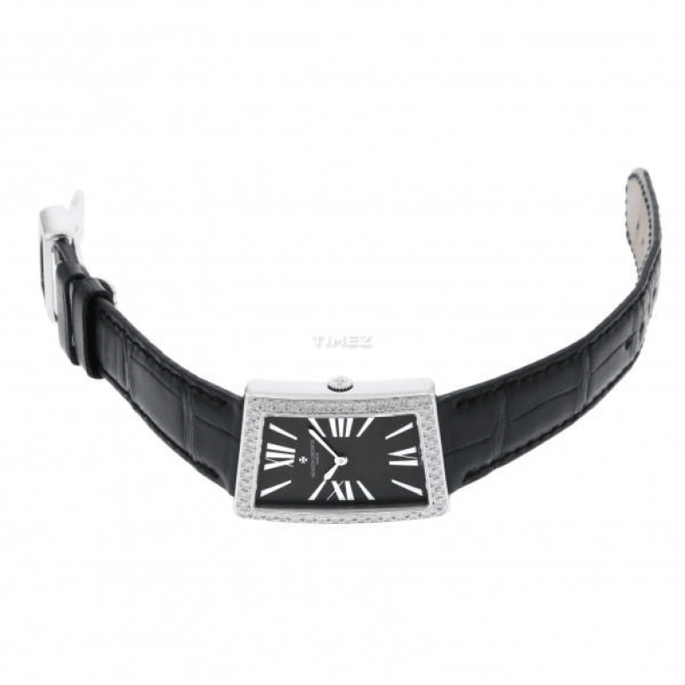 Vacheron Constantin,1972 33mm,33mm,White Gold,Black,Quartz,Sapphire,Crystal Glass,Square,37510,37510/000G-8813