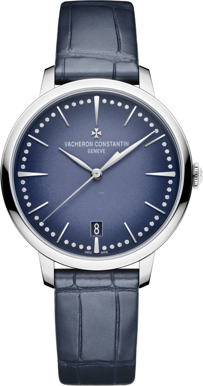 Vacheron Constantin,Patrimony 36.50mm,36.50mm,White Gold,Blue,Automatic,Date,40hours,4110U,4110U/000G-B906