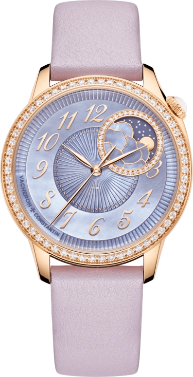 Vacheron Constantin,Égérie 37mm,37mm,Pink Gold,Purple,Automatic,Moonphase,40hours,Yiqing Yin,8005F,8005F/000R-H030