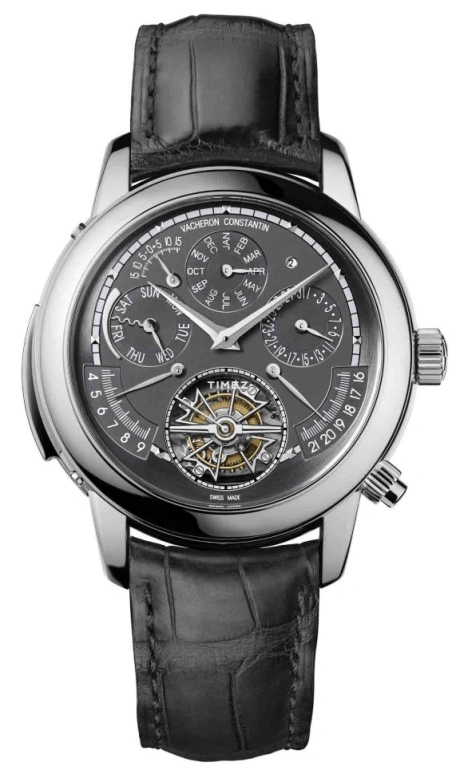 Vacheron Constantin,Artelier Cabinotiers Special Order 47mm,47mm,White Gold,Black,Handwound,Moonphase,Perpetual Calendar,Leap Year,Month,58hours,In-house Caliber,80174,80174/000G-9995