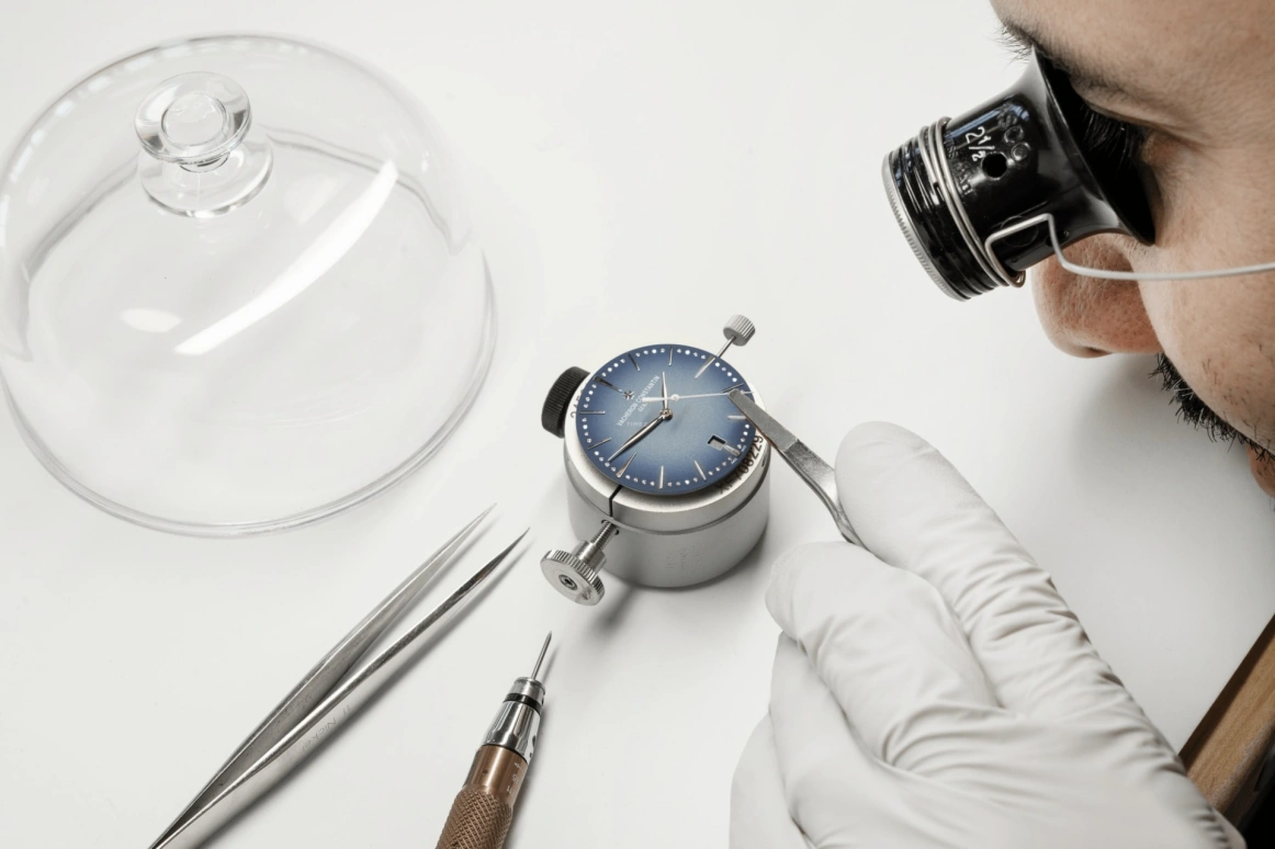 Vacheron Constantin,Patrimony 36.50mm,36.50mm,White Gold,Blue,Automatic,Date,40hours,4110U,4110U/000G-B906