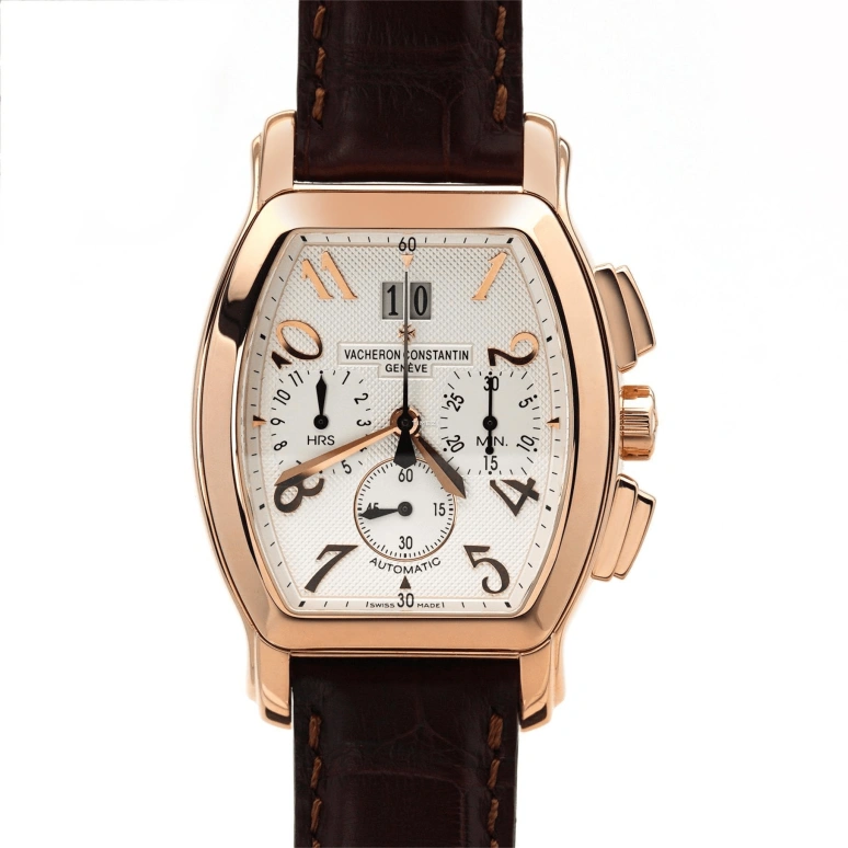 Vacheron Constantin,Malte 37x40mm,37x40mm,Rose Gold,White,Gold,Automatic,Chronograph,Day,49145,49145/000R-9059