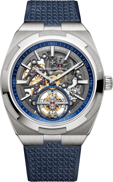 Vacheron Constantin,Overseas 42.50mm,42.50mm,Titanium,Skeleton,Automatic,Tourbillon,80hours,6000V,6000V/110T-B935