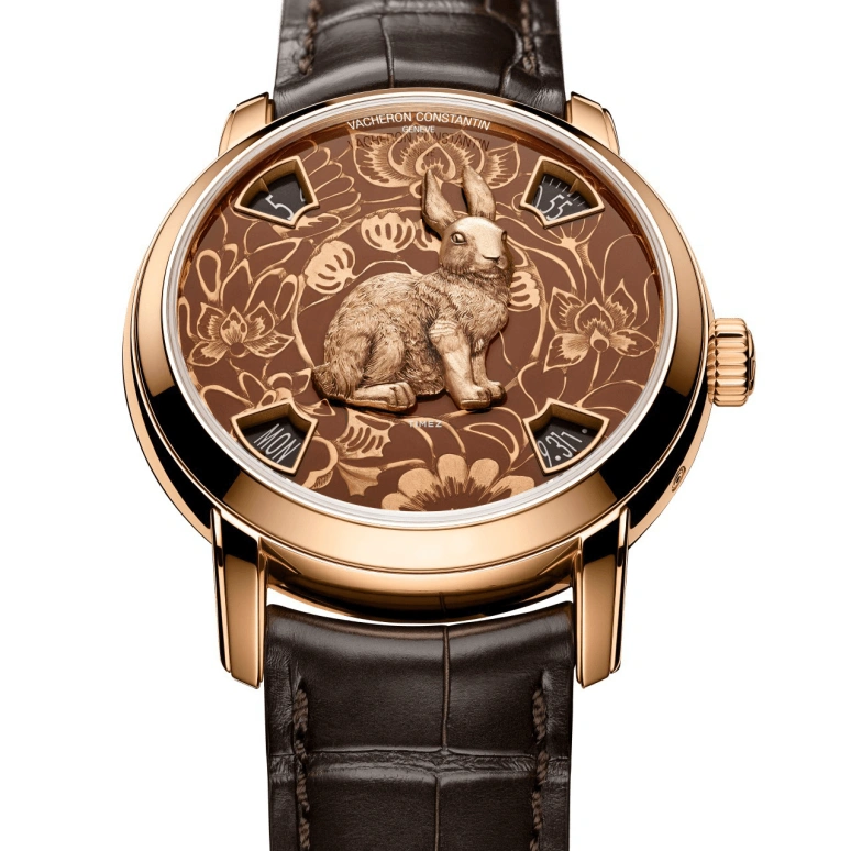 Vacheron Constantin,Métiers d'Art 40mm,40mm,Pink Gold,Red Gold,Coffee,Brown,Automatic,Date,Day,86073,86073/000R-B933