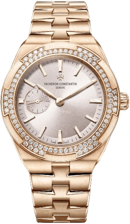 Vacheron Constantin,Overseas 37mm,37mm,Pink Gold,Beige,Automatic,Anti-magnetic,60hours,2305V,2305V/100R-B077