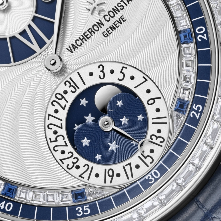 Vacheron Constantin,Artelier Cabinotiers Special Order 42mm,42mm,White Gold,Silver,Automatic,Moonphase,Perpetual Calendar,Leap Year,Month,40hours,In-house Caliber,4007C,4007C/000G-B709