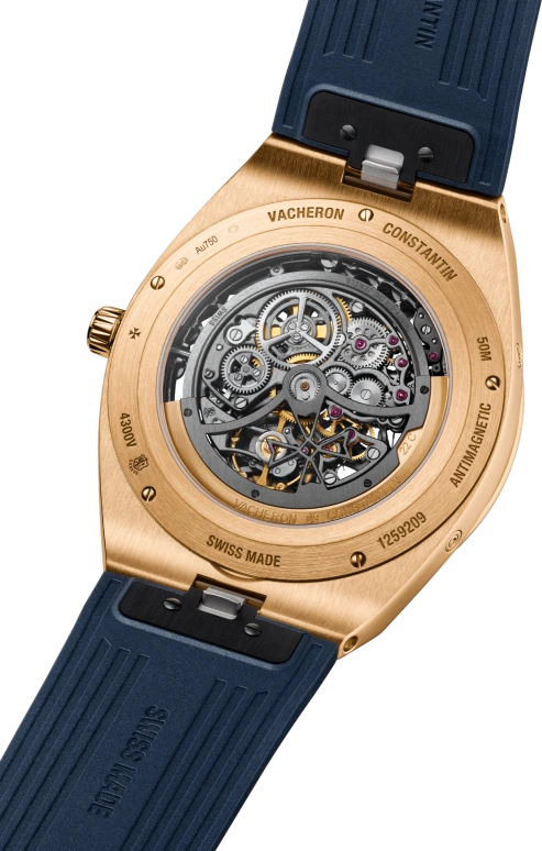 Vacheron Constantin,Overseas 41.50mm,41.50mm,Pink Gold,Skeleton,Automatic,Moonphase,Perpetual Calendar,Leap Year,Month,40hours,In-house Caliber,4300V,4300V/120R-B642