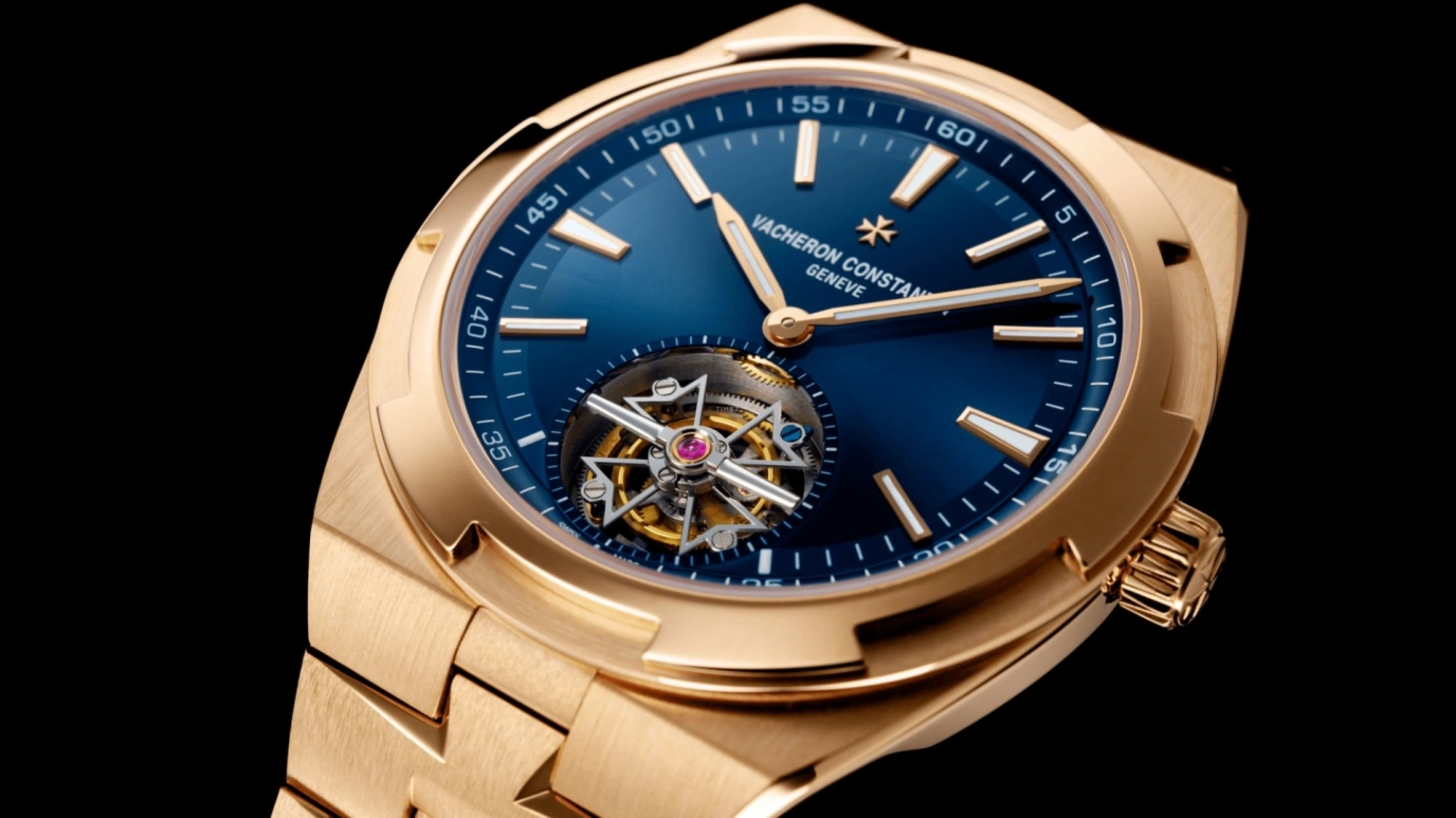 Vacheron Constantin,Overseas 42.50mm,42.50mm,Pink Gold,Blue,Automatic,Tourbillon,80hours,Kyle Kuzma,6000V,6000V/110R-B733