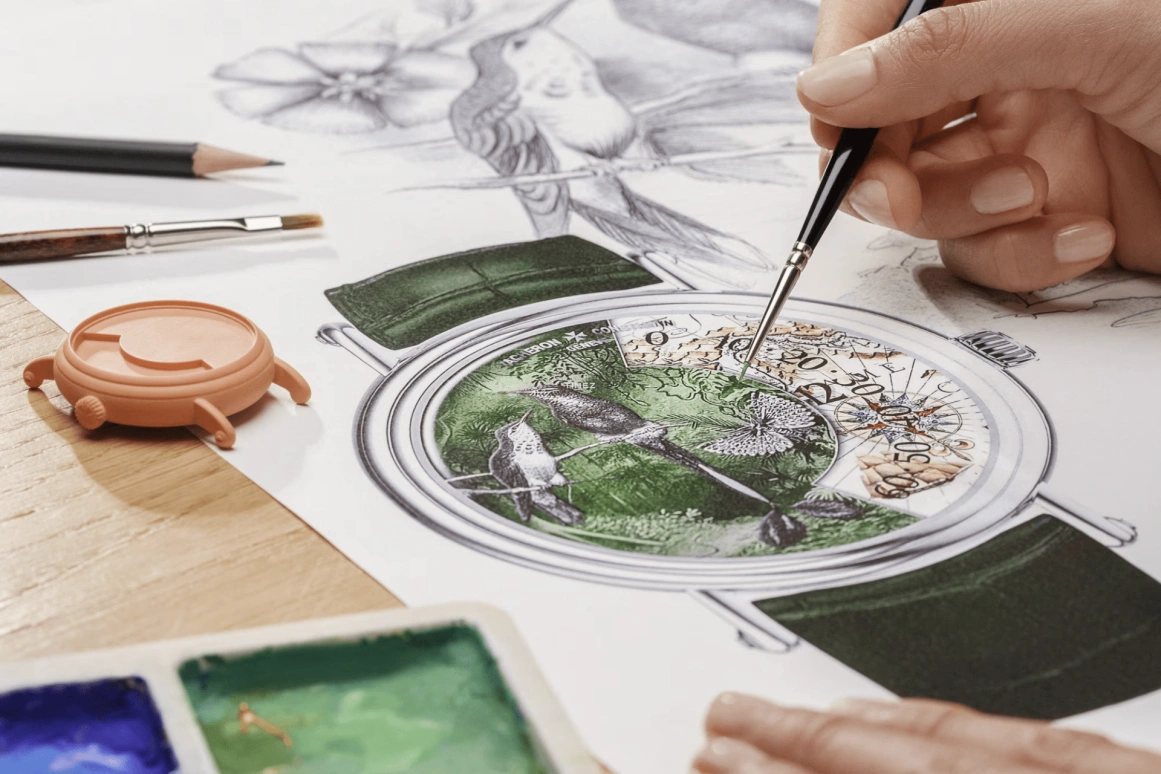 Vacheron Constantin,Métiers d'Art 41mm,41mm,White Gold,Green,Multi-Color,Automatic,40hours,In-house Caliber,7500U,7500U/000G-B993