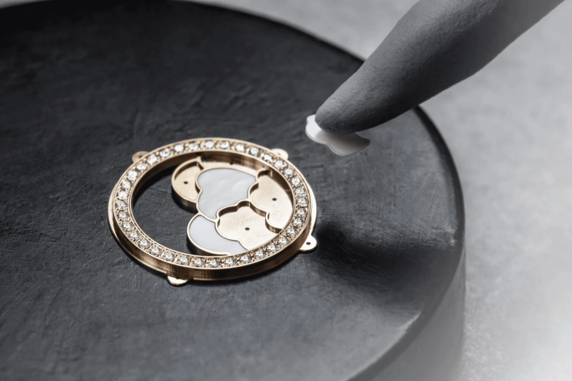 Vacheron Constantin,Égérie 37mm,37mm,Pink Gold,Silver,Automatic,Moonphase,40hours,8005F,8005F/000R-B498