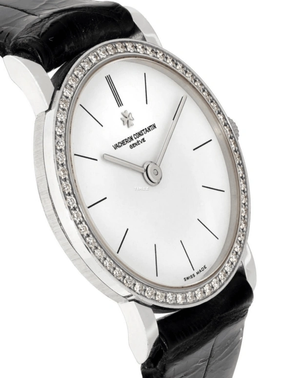 Vacheron Constantin,Patrimony 23.50mm,23.50mm,White Gold,White,Quartz,In-house Caliber,Sapphire,Crystal Glass,25593,25593/000G-8744