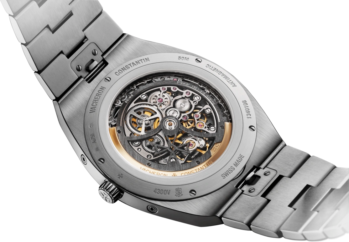 Vacheron Constantin,Overseas 41.50mm,41.50mm,White Gold,Skeleton,Automatic,Moonphase,Perpetual Calendar,Leap Year,Month,40hours,In-house Caliber,4300V,4300V/120G-B946
