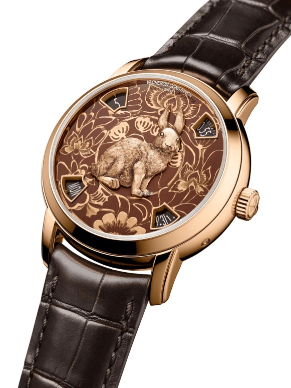 Vacheron Constantin,Métiers d'Art 40mm,40mm,Pink Gold,Red Gold,Coffee,Brown,Automatic,Date,Day,86073,86073/000R-B933