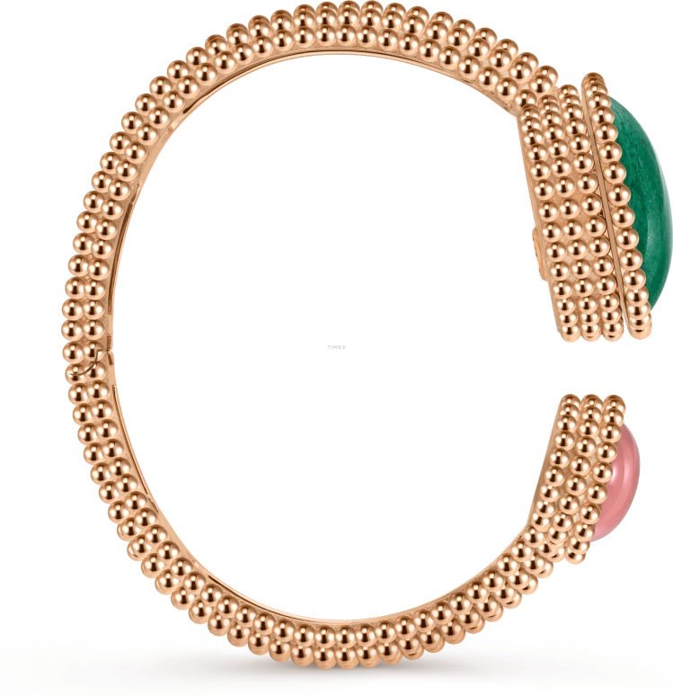 Van Cleef & Arpels,Perlée™ 25mm,25mm,Rose Gold,White,Quartz,Sapphire,Round,VCARPETJ00