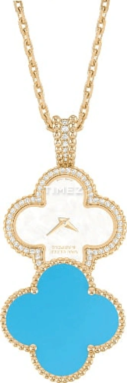 Van Cleef & Arpels,Alhambra® ,Yellow Gold,White,Quartz,Gold,Diamonds,VCARO8ZY00