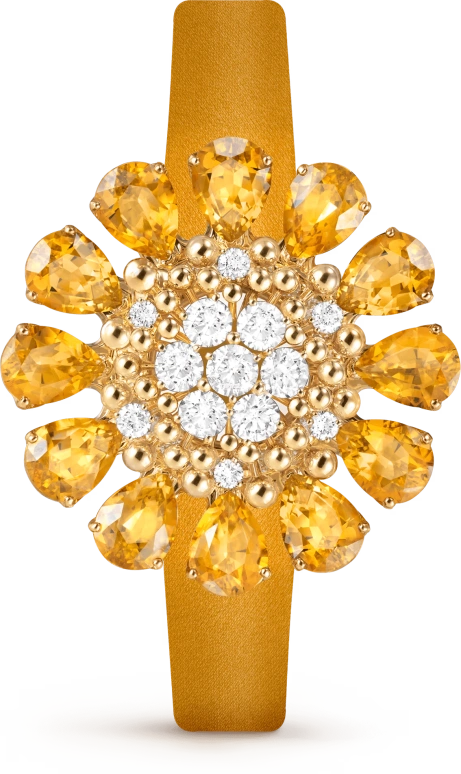 Van Cleef & Arpels,High Jewelry 12mm,12mm,Yellow Gold,White,Quartz,Sapphire,Other,VCARPET200