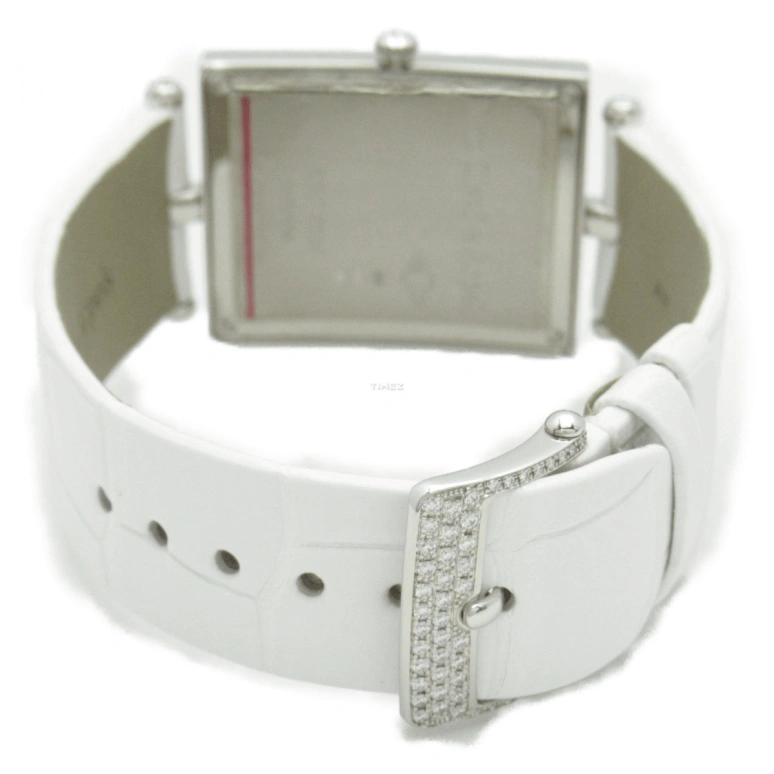 Van Cleef & Arpels,Lady Arpels 27x34mm,27x34mm,White Gold,White,Quartz,Sapphire,Crystal Glass,Rectangular,VCARF51000