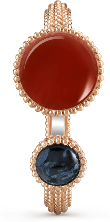 Van Cleef & Arpels,Perlée™ 25mm,25mm,Rose Gold,White,Quartz,Sapphire,Round,VCARPBKL00